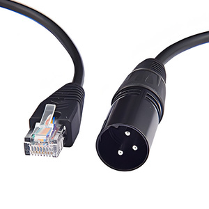 Xlr To Rj45 <b>Adapter</b> Cable Dmx512 Signal Converter For Led Lighting Audio Equipment - Product Image 1