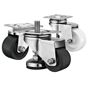 Rodízio de Aço Inoxidável SUS304 de 3'' para Uso Pesado, Centro de Gravidade Baixo, Roda de PA/<span class=keywords><strong>Nylon</strong></span> de 52mm, Antirrust para Equipamentos Industriais - Product Image 6