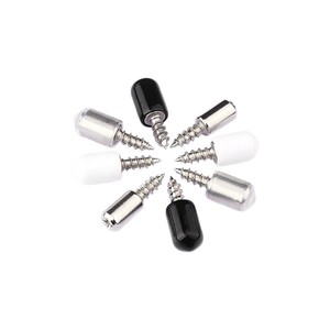 Self Tapping Screw <b>Shelf</b> Support With Plastic Cap For Cabinet Wardrobe Fixing Hardware Accessory 100 Pieces - Product Image 1