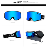 Lunettes de snowboard RTS, lunettes de ski, lunettes de soleil, lunettes de ski polarisées miroir, lunettes de sport pour la neige, lunettes de ski