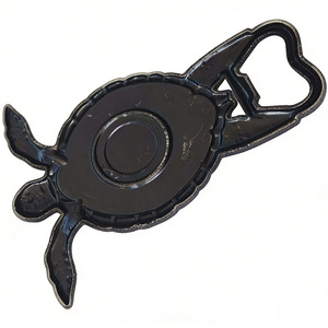 Recuerdo de Viaje Personalizado de Metal, Recuerdo del Lago Atitlán, Abridor de Botellas 2 en 1 con Forma de Tortuga de Guatemala, Imán para Refrigerador - Product Image 5