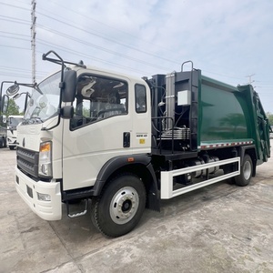 Camion à ordures compacteur Howo 7 tonnes, camion de collecte des déchets, camion de ramassage des déchets - Product Image 1
