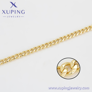 XUPING Gioielli XP Collana da Donna Placcata <span class=keywords><strong>Oro</strong></span> 14K in Rame Ecologico, Semplice ed Elegante, Alta Qualità, Vendita all'Ingrosso - Product Image 5