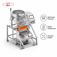 Machine de dépose de bonbons gélifiés avec trémie de 12 L, 10 buses, écran tactile PLC, dosage automatique de 1 à 4,5 g, machine de dépose automatique de bonbons et de chocolat, certifiée CE