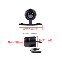 Caméra de recul Mekede pour Kia, Honda, Hyundai, BMW, 4 LED, vision nocturne, moniteur de stationnement automatique, 170 degrés, vidéo HD pour voiture