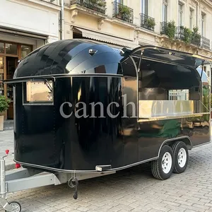 Camión de Comida Móvil Eléctrico Estándar del Reino Unido, Carrito de Comida Rápida para Pizza y Tacos, Remolque de Comida Móvil para Calle - Product Image 1