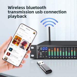 EQ31SUB Equalizzatore Grafico Professionale a 31 Bande Apparecchiatura <span class=keywords><strong>Audio</strong></span> con Uscita Subwoofer Indipendente, Bluetooth - Product Image 3