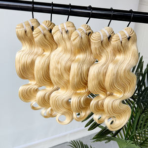 Extensions de cheveux humains de haute qualité 613 Body Wave, disponibles en différentes longueurs - Product Image 6