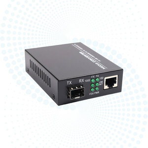 Convertisseur de média Inficomo Gigabit 1*SFP Fibre Optique vers 1*RJ45 10/100/1000Mbps de Qualité Fiable pour FTTN CCTV Certifié RoHS CE - Product Image 4