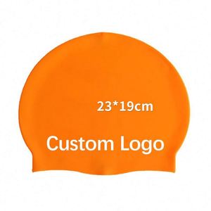 Gorro de Natación Personalizado con Logotipo, Impermeable, Antideslizante, Elástico, para Cabello Largo o Corto, Regalo Promocional - Product Image 1