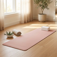 Accesorios de Yoga y Pilates, Tapete de Yoga Morandi de TPE, Cuero PU, NBR, Color Personalizado OEM, Tapete de Fitness Estético para Estudio de Pilates