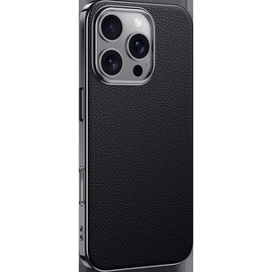 เหมาะสำหรับเคสโทรศัพท์หนังแท้สำหรับ <span class=keywords><strong>iPhone</strong></span> พร้อมเลนส์โลหะและฝาครอบป้องกันชุบด้วยไฟฟ้า - Product Image 5