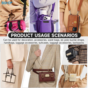 Exquisito bolso de diseñador de moda, etiqueta de letra, logotipo de encanto, logotipo de marca de <span class=keywords><strong>Metal</strong></span> grabado personalizado, accesorios para bolsos - Product Image 3