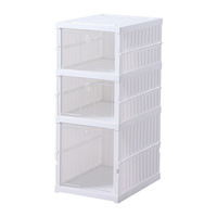 Boîte à chaussures pliable rectangulaire en plastique PP transparent, sans installation, pour rangement domestique, vente en gros, nouveauté