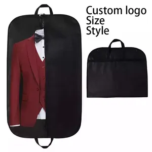 साइड जिपर फोल्डेबल कपड़े कवर यात्रा भंडारण परिधान सूट बैग बैग
