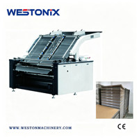 Machine de laminage automatique hydraulique WESTONIX pour verre, textiles, cartons, produits chimiques, sacs alimentaires, vitesse élevée de 90 m/min