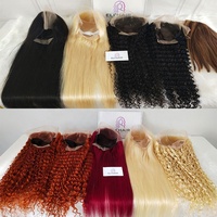 Perruques brésiliennes en cheveux vierges ondulés avec dentelle HD transparente pour femmes, perruque frontale en dentelle transparente noire sans colle, blonde