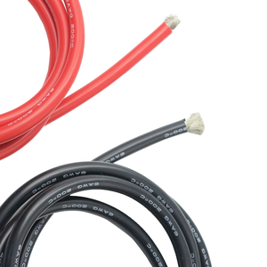 Aangepaste batterijkabel 4/0 <span class=keywords><strong>2</strong></span>/0 1/0 vertinde koperen flexkabel 00 0 AWG zwart rood hoge stroom OFC voedings- en aardkabel - Product Image 6