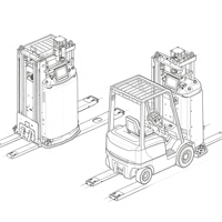 Montacargas AGV de Logística Inteligente, Montacargas Eléctrico Autónomo, Apilador para Almacenes Modernos
