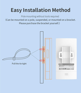 Comfast Mini 300Mbps Ngoài Trời Không Dây CPE Cầu 3Km Dài Khoảng Cách Point-to-Point Điểm Truy Cập Cho Truyền Thông Mạng - Product Image 5