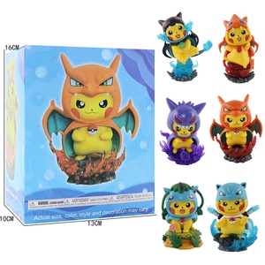 Figura de Anime de PVC de 12 cm, Pikachu Disfrazado, Linda Figura de Anime para Colección, Decoración, Juguetes Modelo - Product Image 2