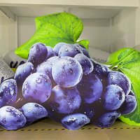 Fruits gonflables suspendus, raisins gonflables violets, ballon à hélium pour la décoration publicitaire des supermarchés