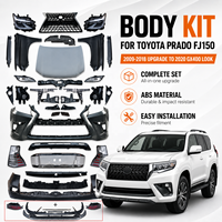 Kit de carrosserie amélioré JC Wholesales pour Toyota Prado 2009-2018 vers 2020 Lexus GX400 : Phares, pare-chocs avant et calandre