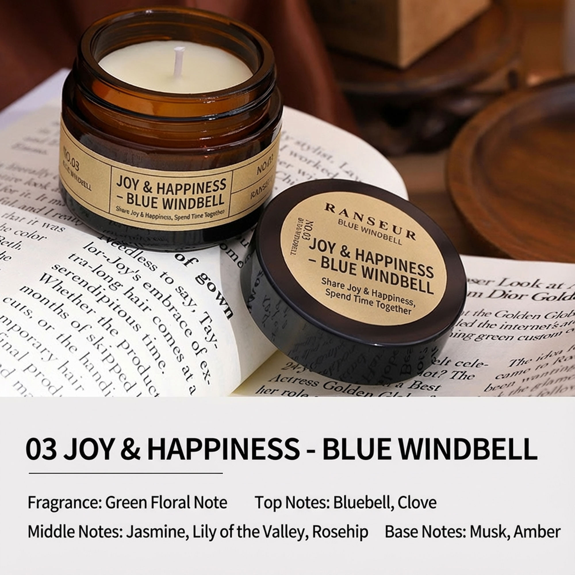 จอยแอนด์แฮปปี้เนส บลู วินด์เบลล์