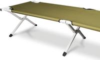 Lits de Camping pliants de Style militaire, ultime, Extra solide, lit de Camping avec système de sac de rangement latéral et Mini oreiller