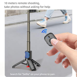 TT21 Bâton de Selfie pliable de 630mm pour trépied, support de trépied stable à ouverture automatique et rotation à 360 degrés - Product Image 4