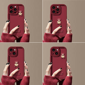 โรงงานแฟชั่นที่กําหนดเองDesigner 3Dน่ารักหมีกันกระแทกสําหรับ<span class=keywords><strong>Xiaomi</strong></span> 14 <span class=keywords><strong>12</strong></span> 11lite Redmi13C POCO M6 C65 โทรศัพท์กรณี - Product Image 2