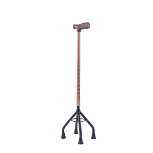 Canne à quatre branches Canyu avec poignée en bronze, hauteur réglable, aide à la marche pour le soutien de la santé - Product Image 1