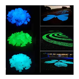 Wholesale Glow in The Dark Concrete Garden Pebbles Glow Stones