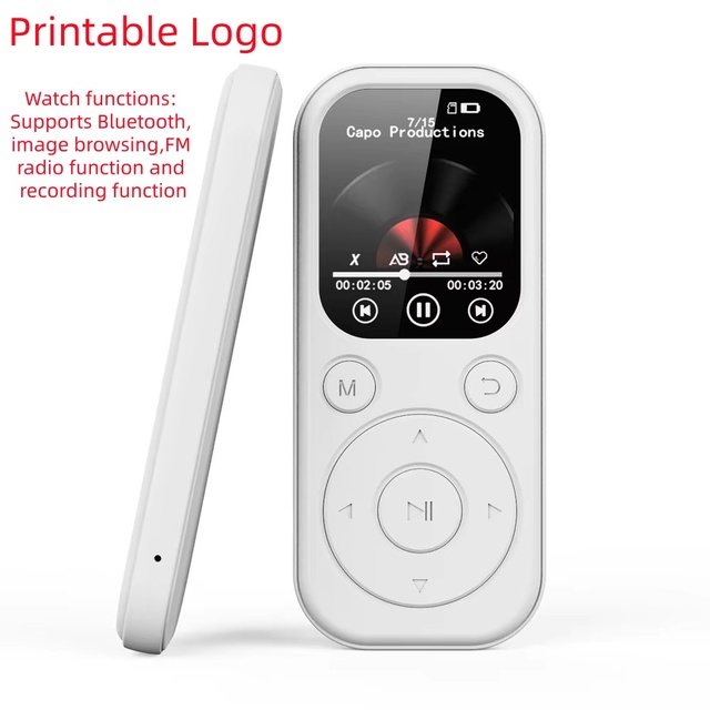 Factory Direct 2.0 Inch IPS HD Screen MP3 Player BT Radio E-book Recorder Support 128GB TF Card Portable Music Player