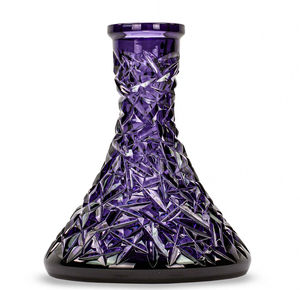 हॉट सेलिंग विशाल स्पष्ट क्रिस्टल ग्लास हुक्का वेस फ्लैस्क आधुनिक लैकनर शैली रूसी हुक्का फ्लैस्क - Product Image 1