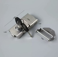 Serrure à loquet de sécurité en acier inoxydable pour boîte à outils, loquet à bascule, serrure anti-poussière pour boîte latérale de moto, coffre arrière