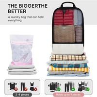 Ensemble de 4 cubes de rangement pour valises, organiseurs de sacs de voyage pour bagages à main, cubes de rangement de voyage personnalisés avec logo pour hommes et femmes