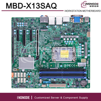 Carte mère de station de travail MBD-X13SAQ Q670E 12e/13e génération Intel Core PCIe 5.0 M.2 SATA double LAN Micro-ATX industrielle