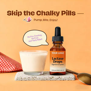 Suplemento Alimenticio Vegano para Adultos, Mejora la Intolerancia, Probióticos, Aceite Líquido, 20,000 Unidades FCC, Gotas de Lactasa de Acción Rápida, Alivio de Lácteos - Product Image 3