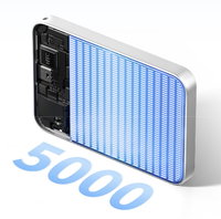 Batterie externe ultra-mince avec câble intégré 5000 mAh 22,5 W certifiée SMART par CCC, cordon indépendant, double usage pour une seule ligne