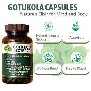 OEM Gotu Kola Kapsülleri Yetişkinler İçin Kalp Sağlığı İçin Gotu Kola 1000mg - Product Image 3