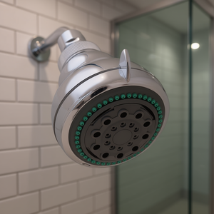 Pommeau de douche à 3 jets modèle 12614 diamètre 85 mm finition chromée pour salles de bain - Product Image 3