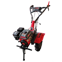 Motoculteur miniature Meiqi 170GS à moteur essence avec garde-boue en forme de pont arqué
