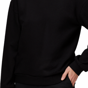 เสื้อสเวตเตอร์แบบสวมหัวคอลูกเรือผ้าฝ้าย100% โอเวอร์ไซส์สำหรับผู้ชายโลโก้ออกแบบได้ตามต้องการ - Product Image 3