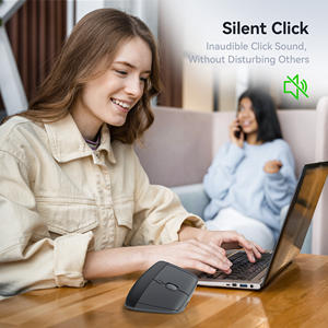 Souris Verticale Ergonomique 6D Lift Clic Silencieux Bluetooth Sans Fil Rechargeable pour Ordinateur Portable PC - Product Image 6