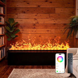 Elegante Chimenea LED 3D con Llama Simulada, Chimenea Eléctrica Integrada para Decoración Exterior, Uso Doméstico y Comercial - Product Image 1