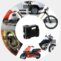 Mini gonfleur de pneu portable automatique numérique 12V et compresseur d'air de voiture pour un pompage facile des pneus