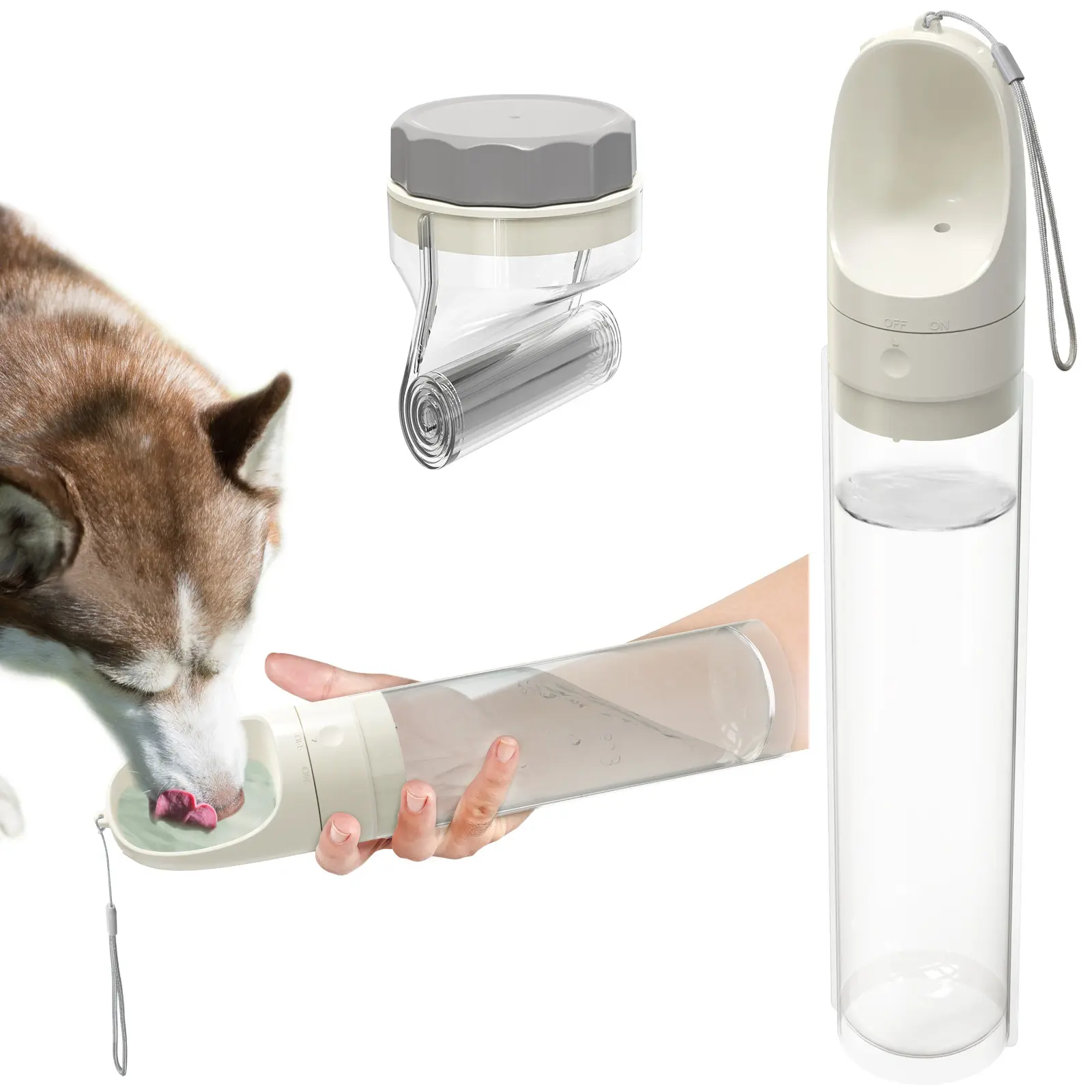 Hot sale portable foldable outdoor Special for large dogs 100ml/1500ml pet bottles for drinks