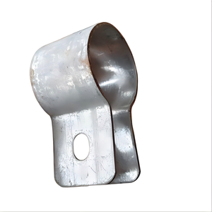 Collier de serrage rond en acier galvanisé de haute qualité pour tuyaux de serres agricoles - Connexion fixe super résistante - Product Image 1