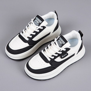 Zapatos Blancos Transpirables de Primavera para <span class=keywords><strong>Mujer</strong></span>, Zapatos Casuales Deportivos y de Ocio con Suela Gruesa y Versátiles - Product Image 1